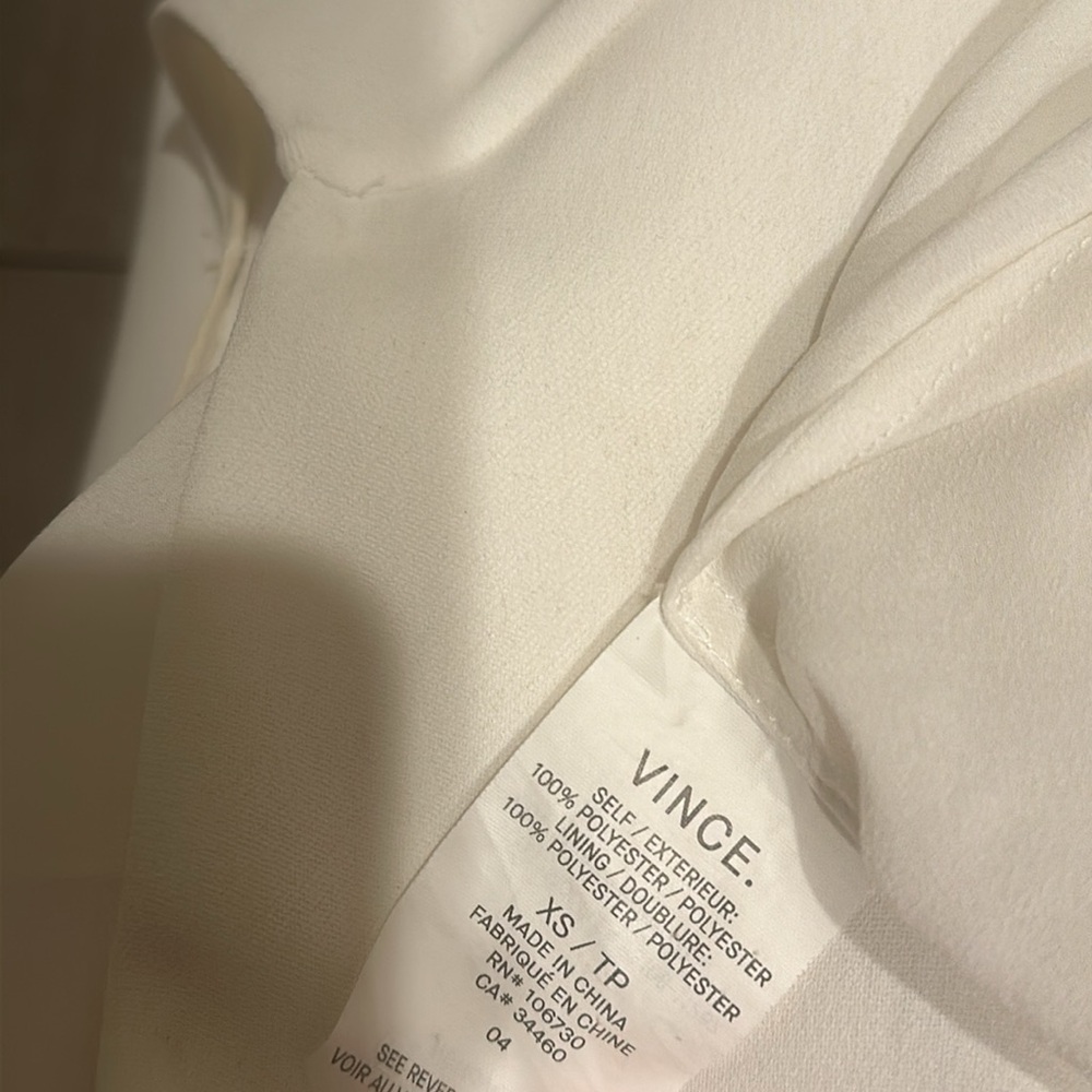Vince White Sleeveless Tunic with Relaxed Fit - Picture 9 of 9